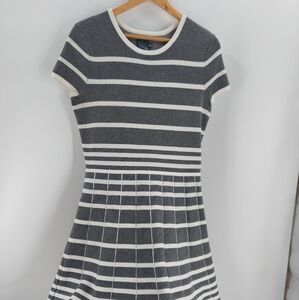 Gabby Skye fit flare swing dress large heavy knit